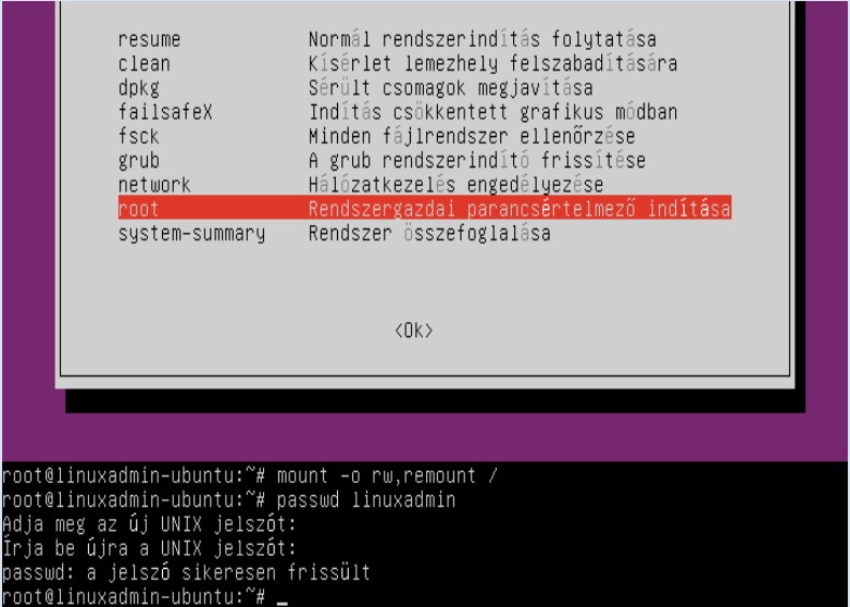 Ubuntu 12.10 elfelejtett jelszó...megoldva