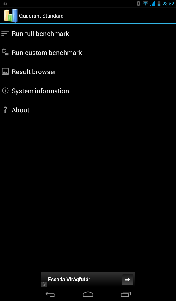 WayteQ xTAB 7X - DUAL SIM - Quadrant Benchmark
