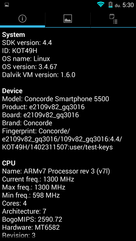 Concorde SmartPhone 5500