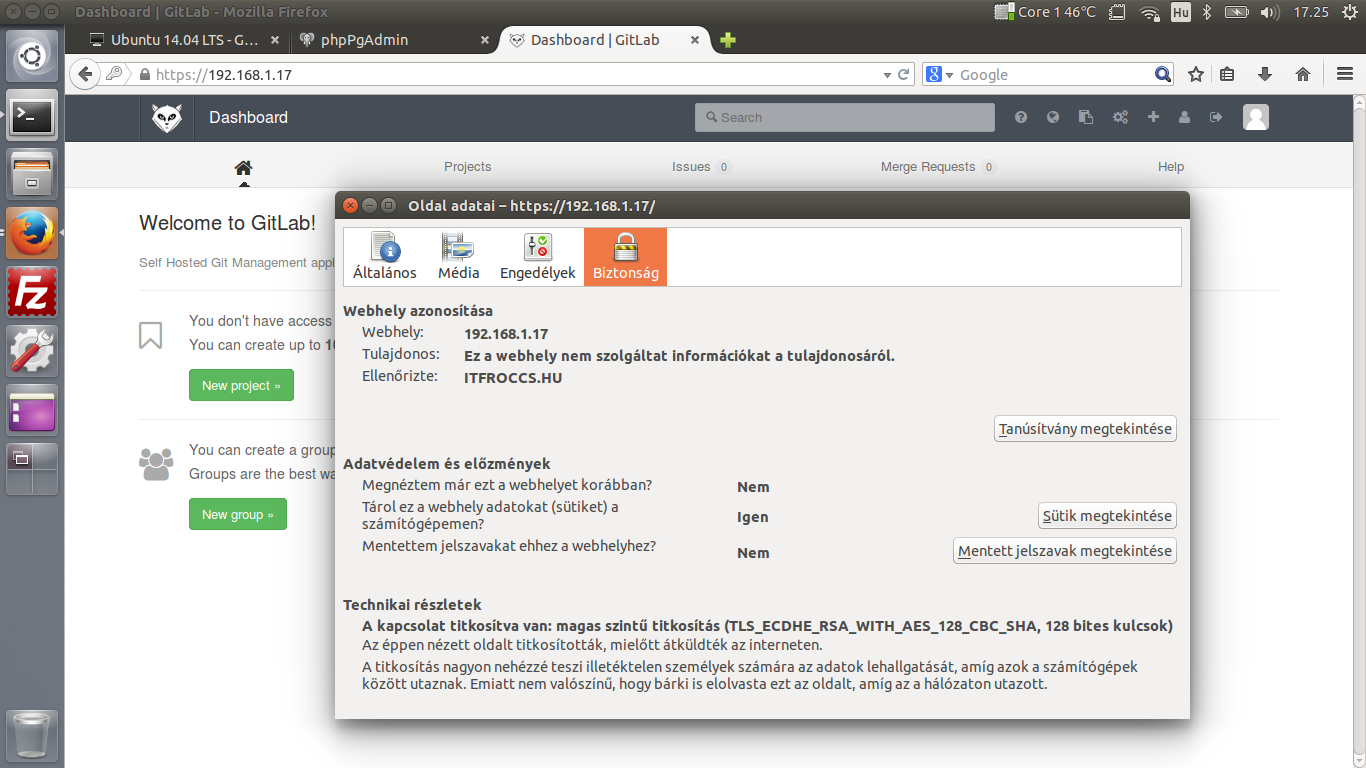 Ubuntu 14.04 LTS – Git – GitLab – HTTPS Ubuntu 14.04 LTS - Git - GitLab - HTTPS