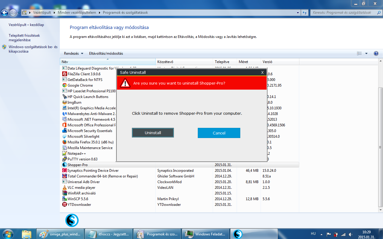 Omiga-plus.com /malware/ - uninstall