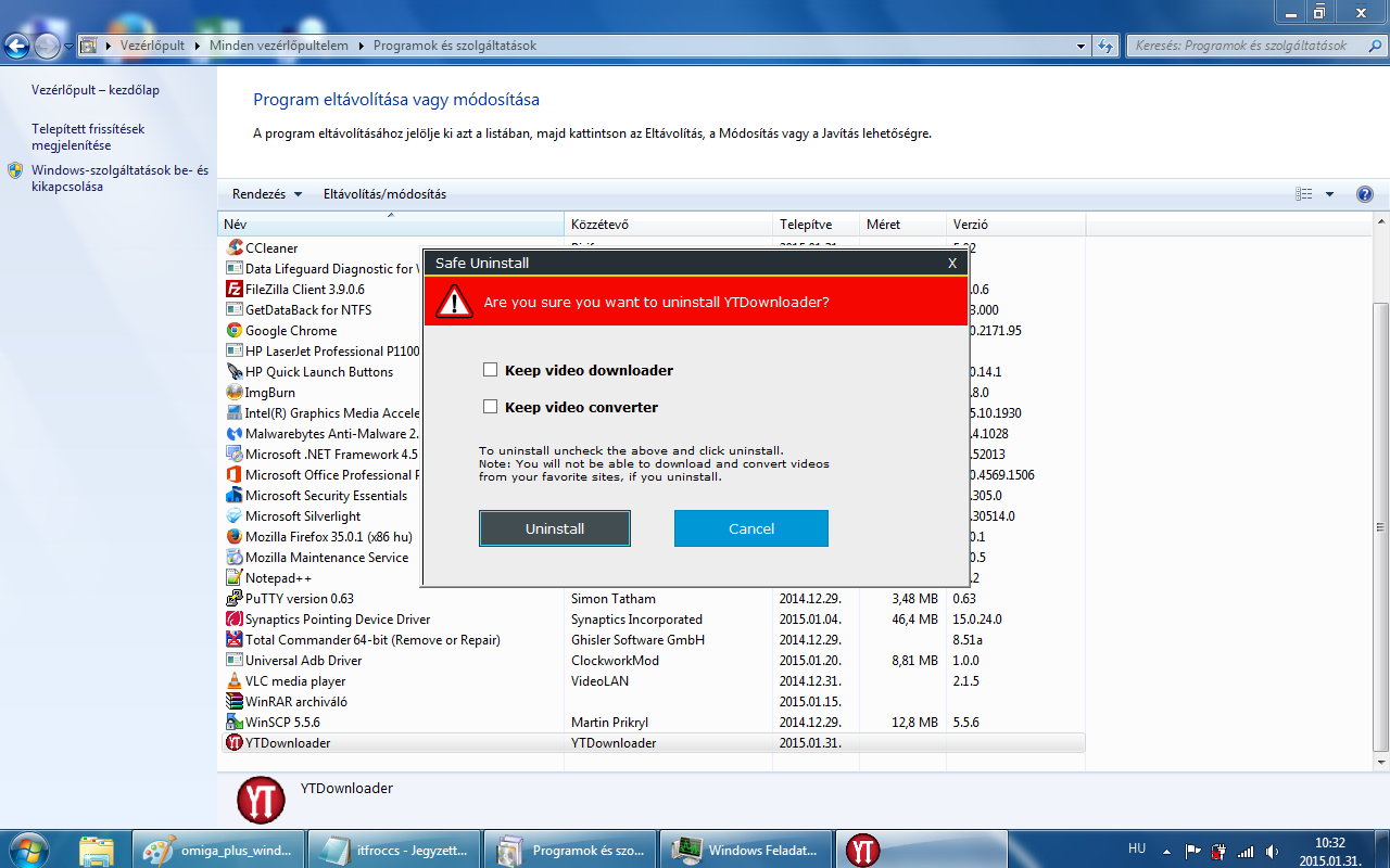 Omiga-plus.com /malware/ - uninstall