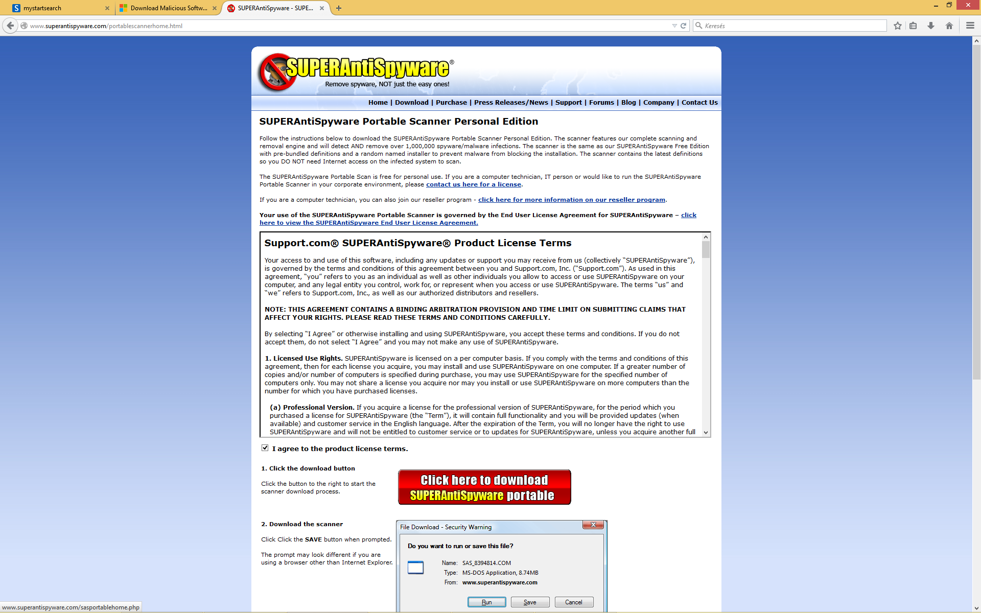 mystartsearch.com - malware - eltávolítása mystartsearch.com - malware - eltávolítása