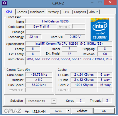 HP Stream 13 - CPU-Z - itfroccs.hu
