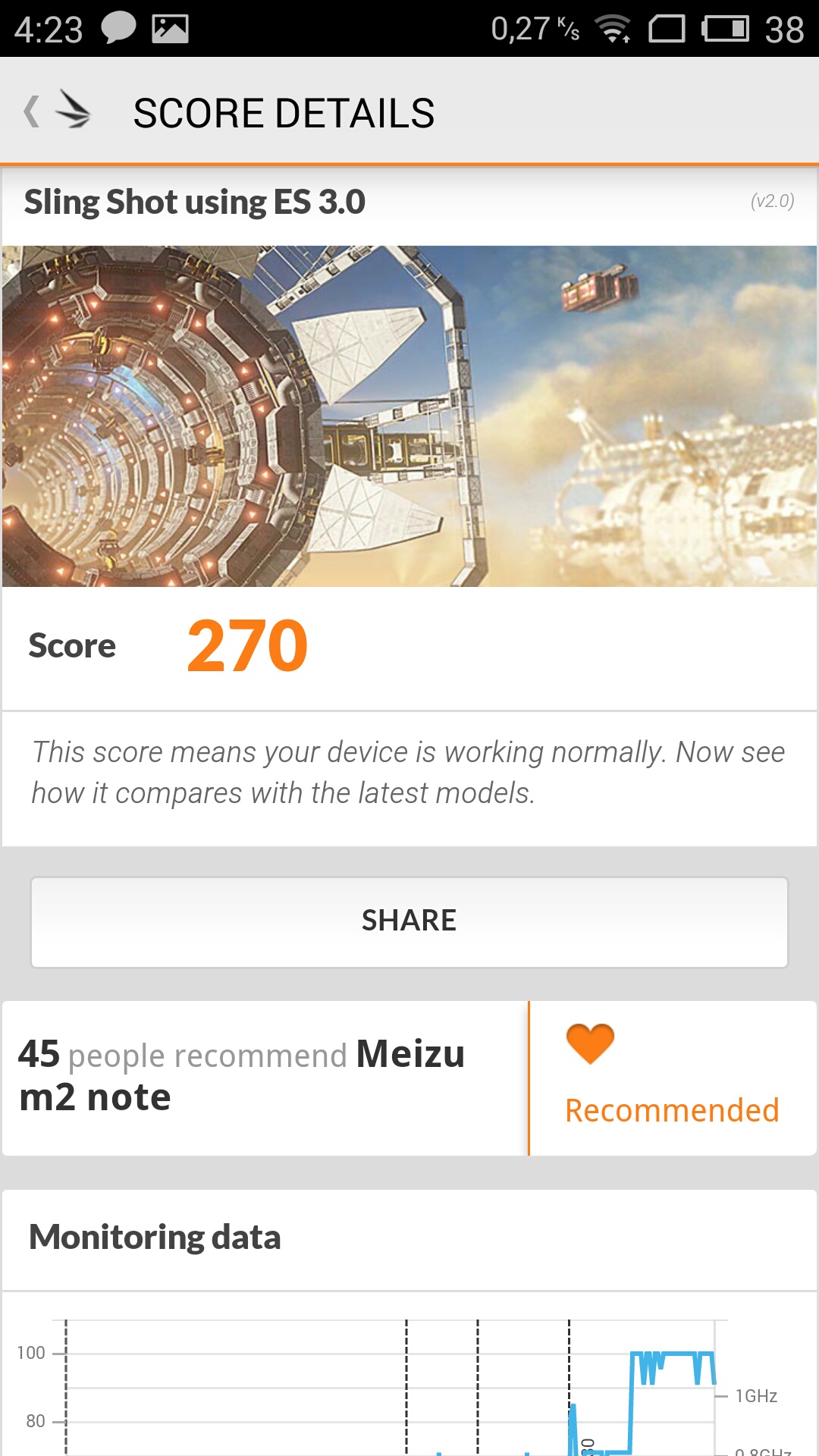 Meizu M2 Note - 3DMark