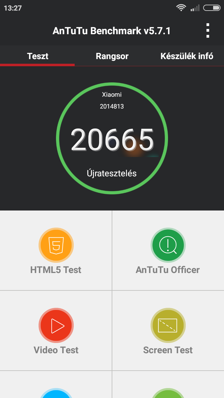 Xiaomi Redmi 2 Pro - Antutu Benchmark
