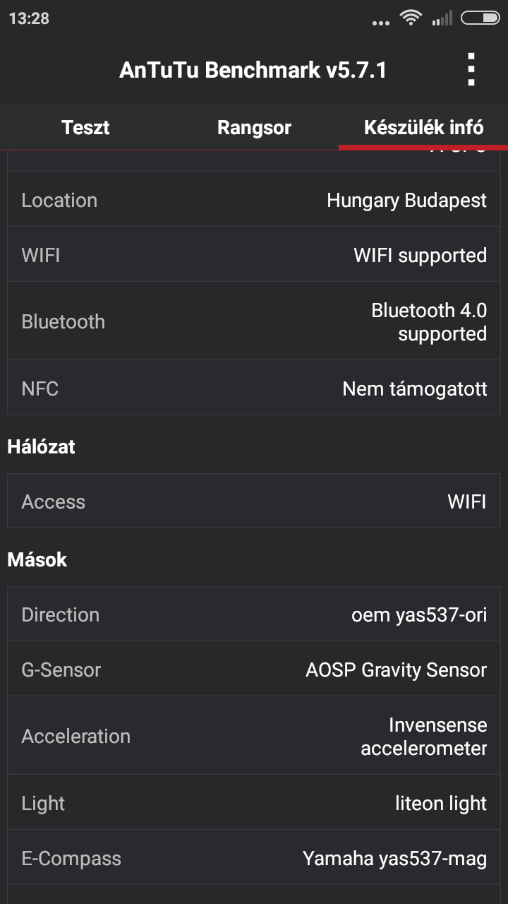 Xiaomi Redmi 2 Pro - Antutu Benchmark