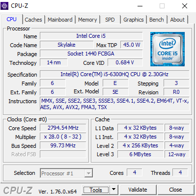 Dell Inspiron 24 7459 All in One CPU-Z - www.itfroccs.hu