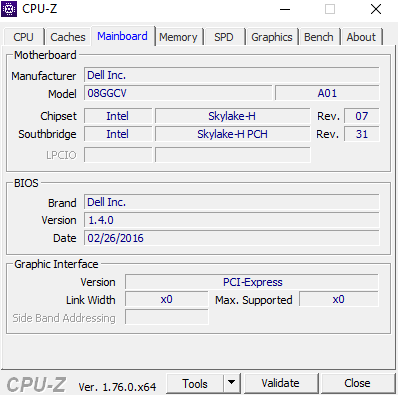 Dell Inspiron 24 7459 All in One CPU-Z - www.itfroccs.hu