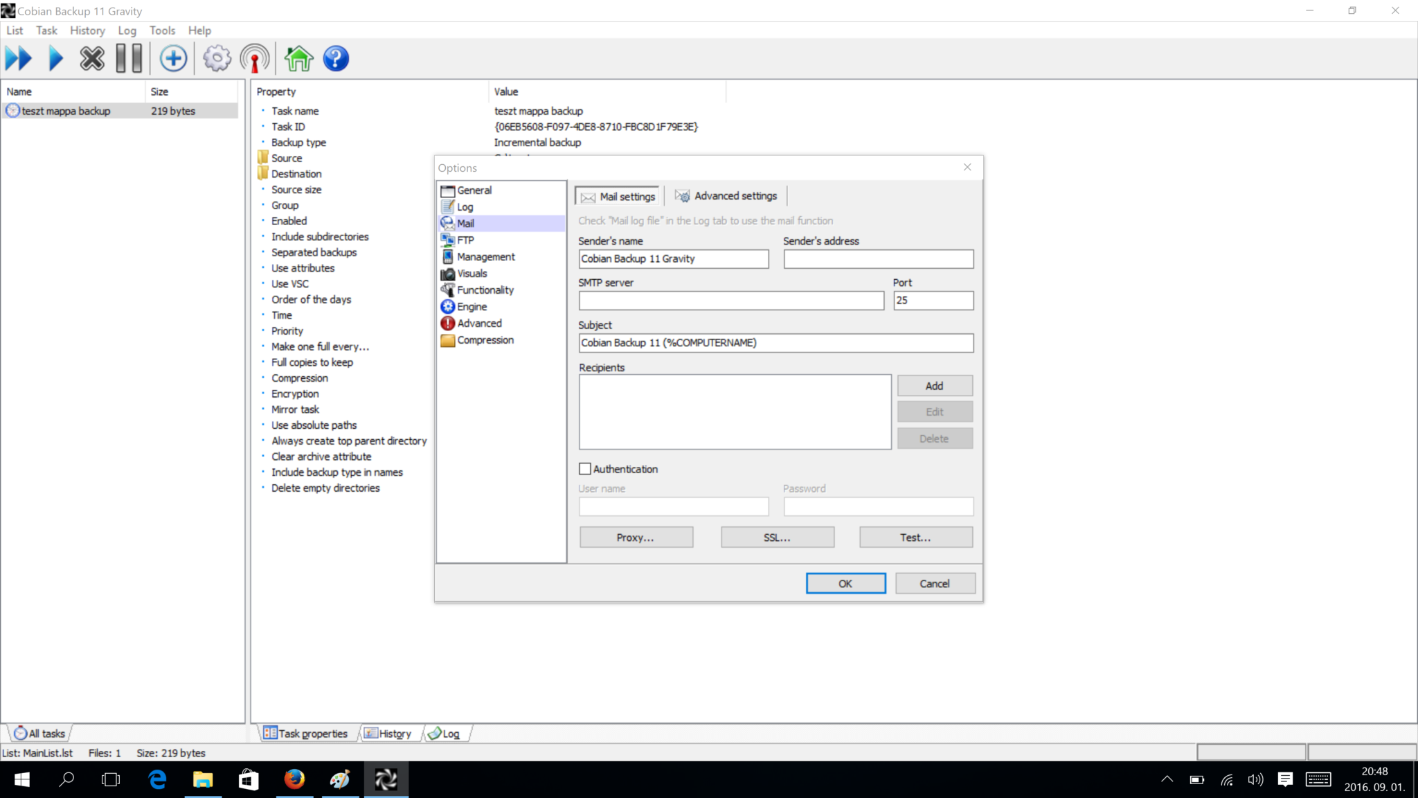 Cobian Backup 11 (Gravity)