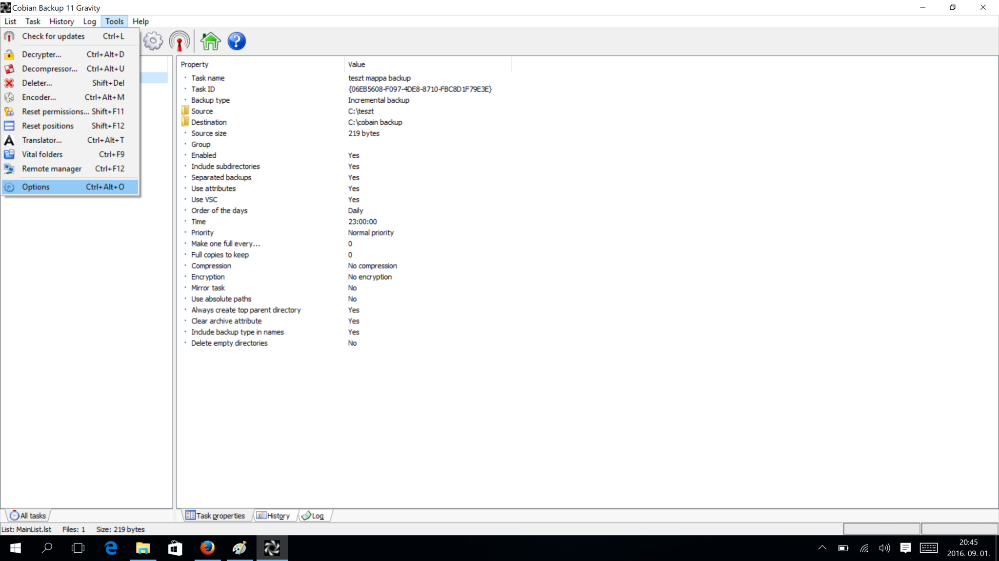 Cobian Backup 11 (Gravity)
