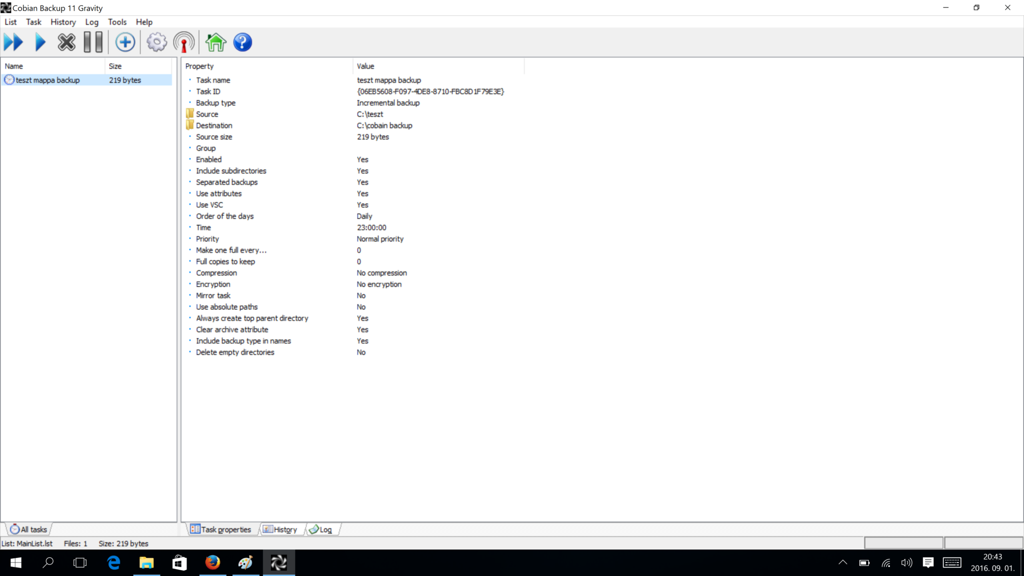 Cobian Backup 11 (Gravity)