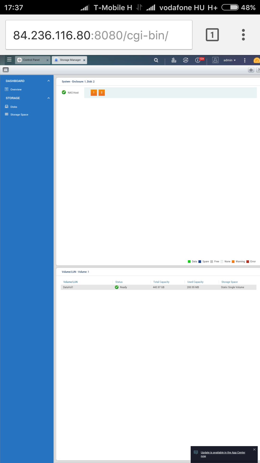 Qnap mycloud Androidon