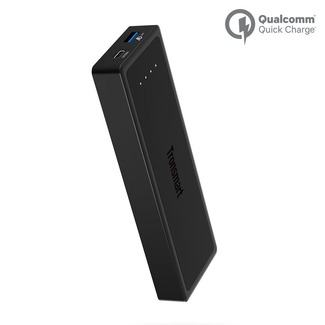 TRONSMART PBT12 PRESTO vésztöltő - powerbank Qualcomm QuickCharge 3.0 gyorstöltés