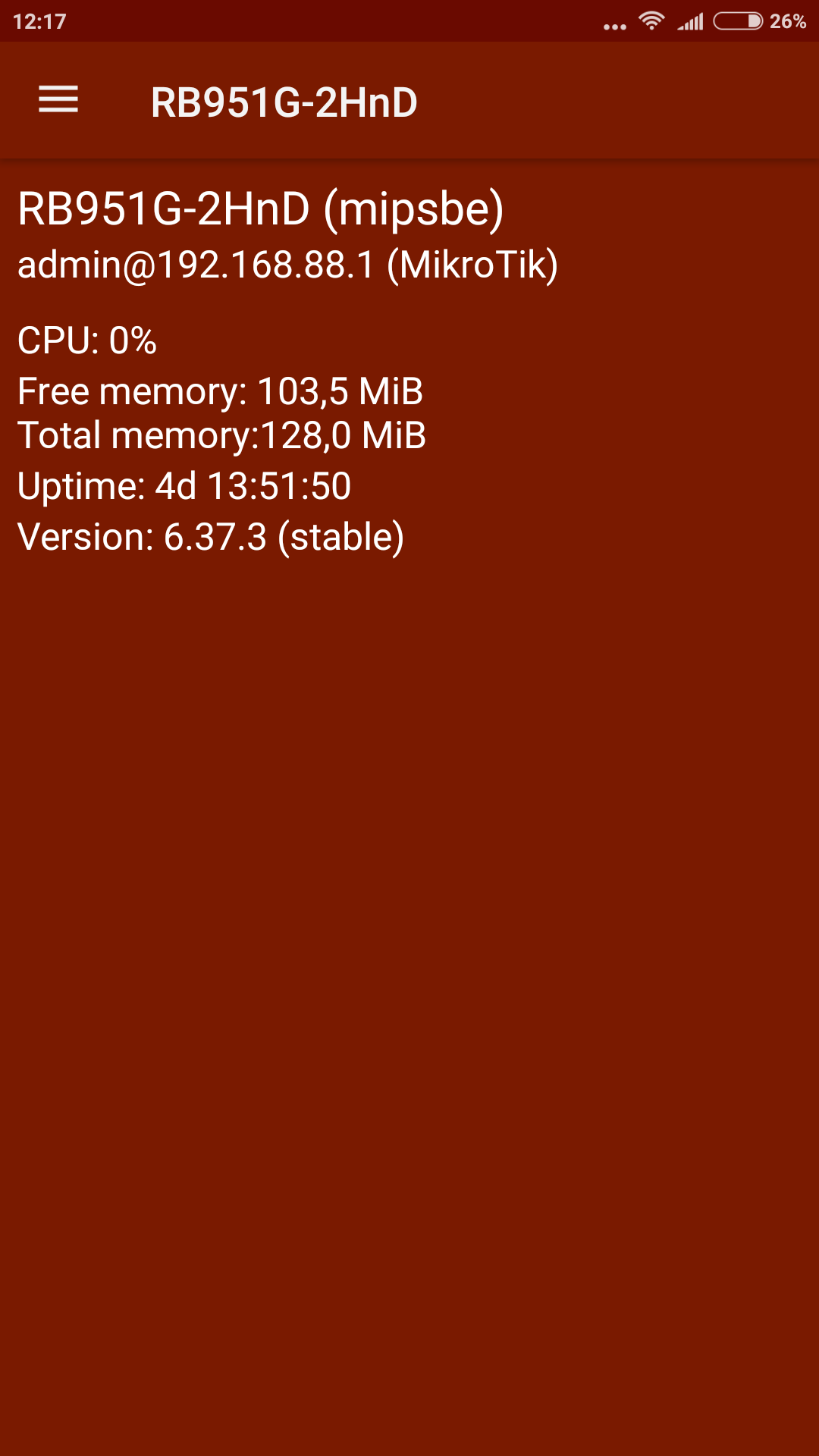MikroTik RB951G-2HnD Tik-App MikroTik RB951G-2HnD Tik-App
