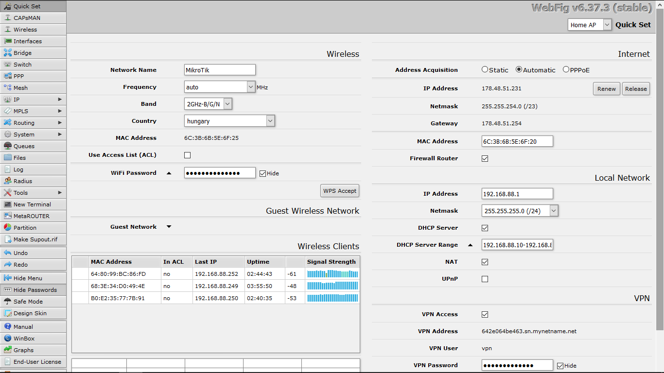 MikroTik RB951G-2HnD MikroTik RB951G-2HnD