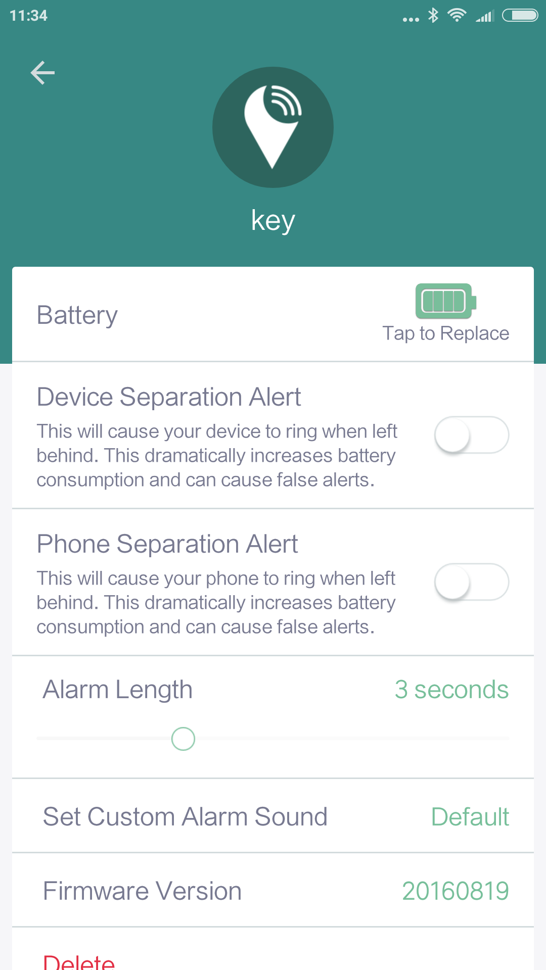 TrackR Bravo