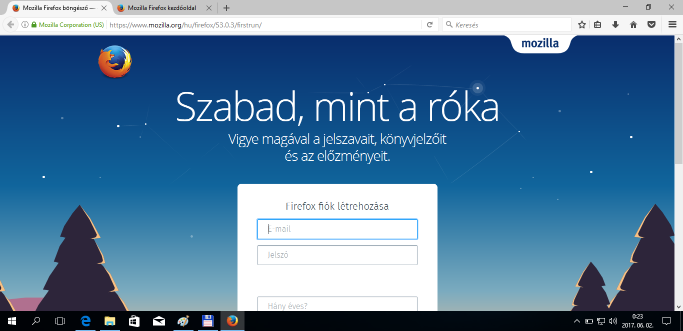 Mozilla Firefox Profil költöztetés Windows 10