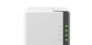 Synology DiskStation DS218j bemutató – 2 fiókos adattárolás