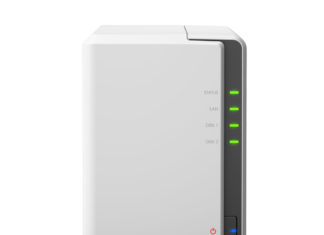 Synology DiskStation DS218j bemutató – 2 fiókos adattárolás