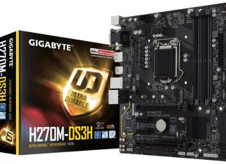GigaByte H270M-DS3H alaplap bemutató