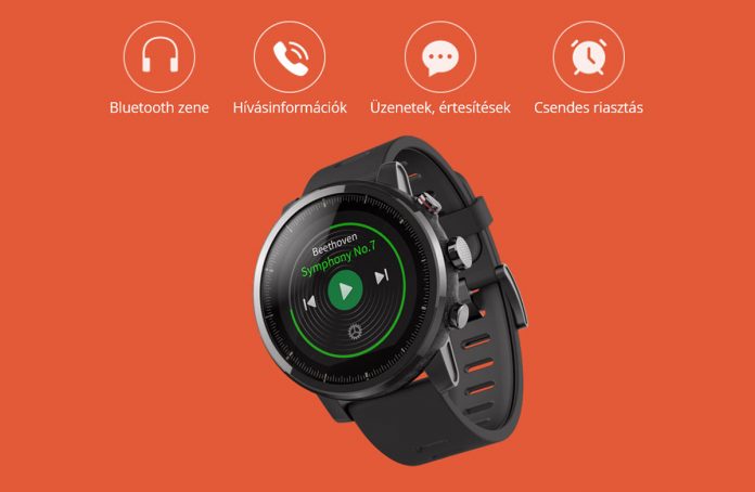 Xiaomi Amazfit Stratos okosóra kicsomagolás és bemutató