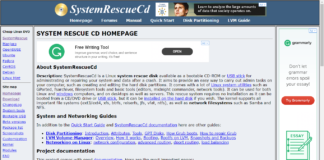 Windows 10 elfelejtett jelszó reset – SystemRescueCd