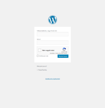 wp-login.php jelszavas védelme
