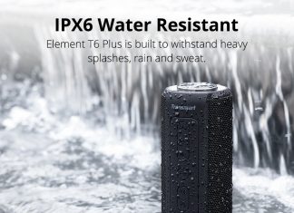Tronsmart T6 Plus – IPX6 hordozható bluetooth hangszóró Tronsmart T6 Plus - IPX6 hordozható bluetooth hangszóró