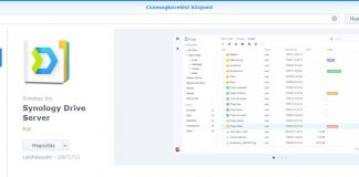 A Synology Drive Server beállítása és használata
