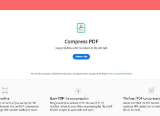 PDF méretének csökkentése az Adobe ingyenes online eszközével