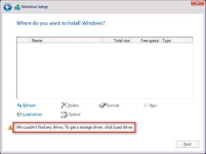 Windows 10 telepítés illesztőprogram